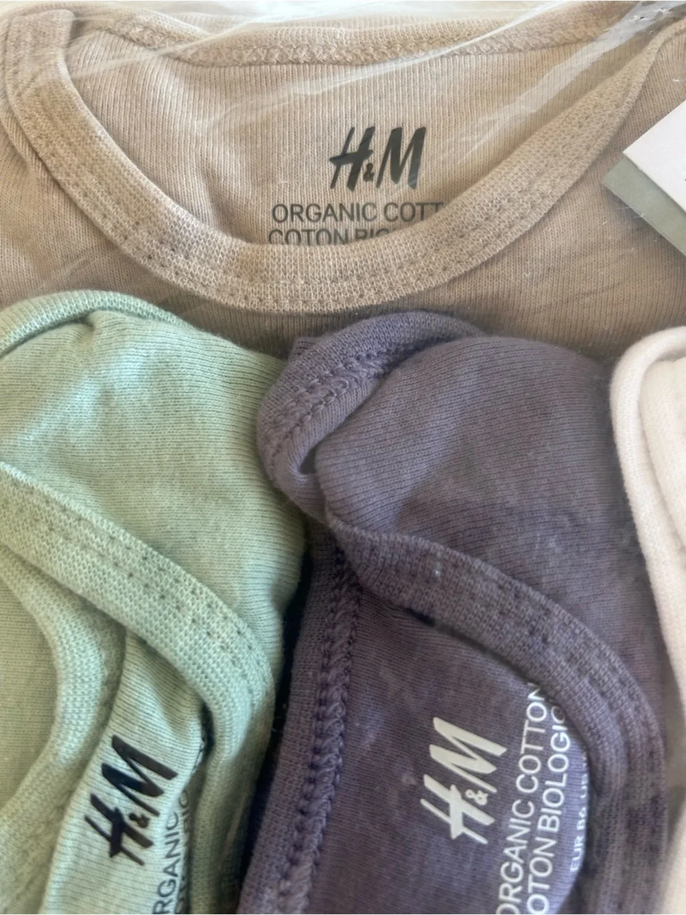 H&M Organic Cotton Baby Onesie Set